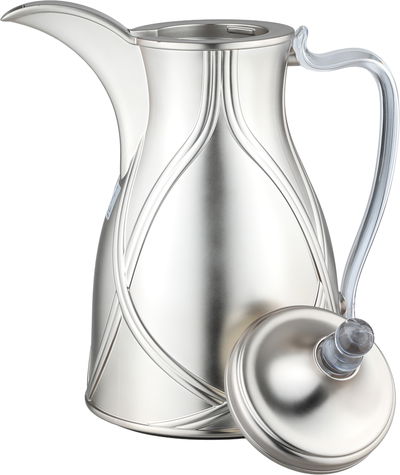 طقم ترامس طيف السيف غاليري، 0.7 / 1 لتر، 2 قطعة، خامة داخلية زجاج، يد شفاف، غطاء ضغاط - فضي product image 9