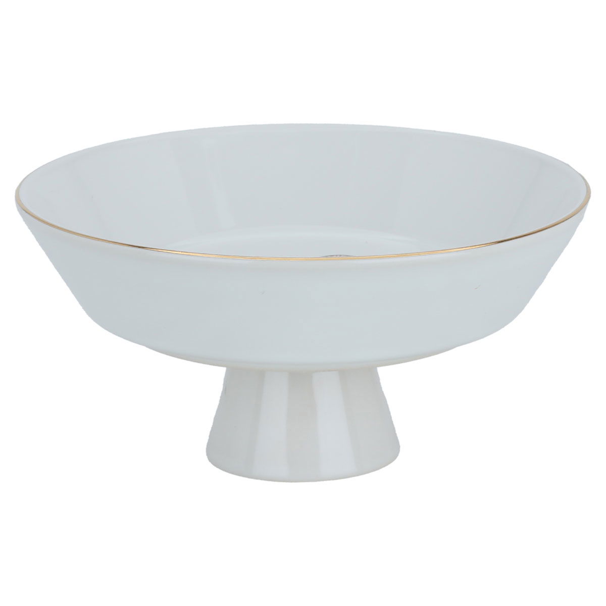 Al Saif Gallery porcelain serving stand, 20 cm, elephant pattern, with base - white product image