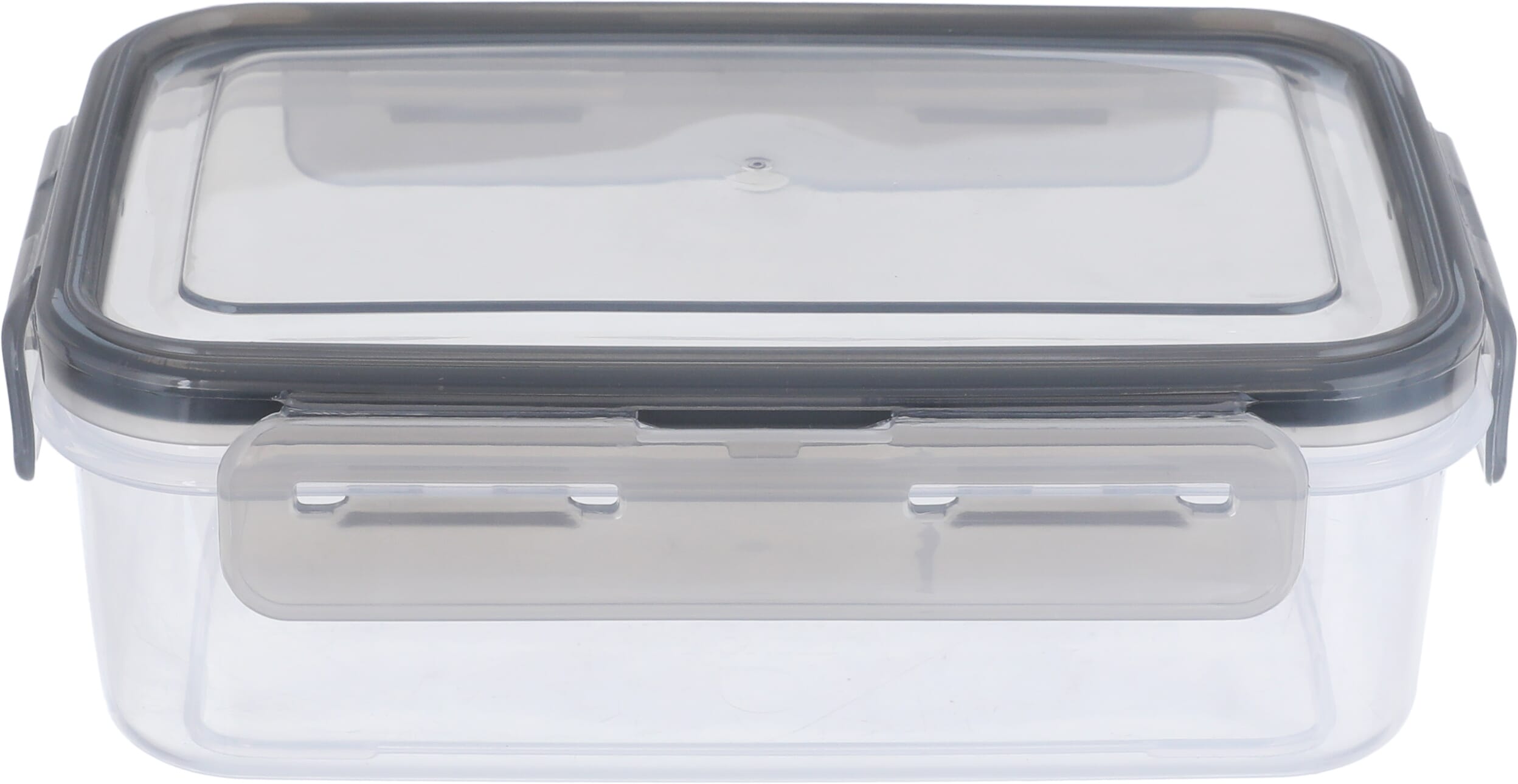 حافظة طعام بلاستيك بغطاء السيف غاليري، 850 مل، 18x12x6 سم، مستطيل - رمادي product image