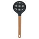 ملعقة غرف سيليكون السيف غاليري، مخرم، يد خشب - أسود product image 3
