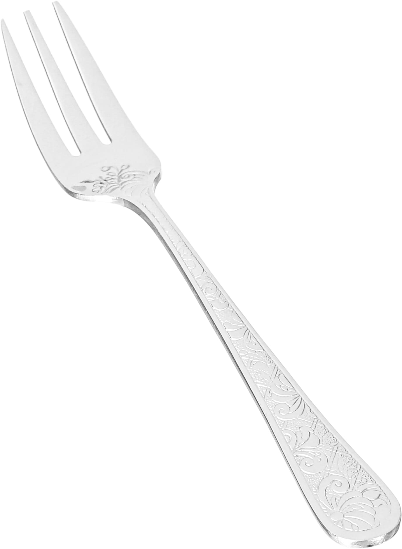 Al Saif Gallery steel sweet fork set, 6 pieces, wooded - silver product image 2