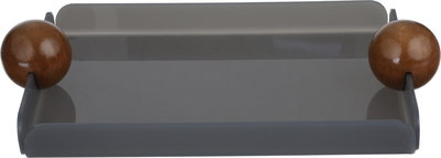 طقم تمريات اكريلك السيف غاليري، قطعتين، يد كورة، مستطيل - رمادي غامق خشبي product image 3