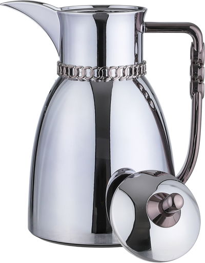 طقم ترامس بيان السيف غاليري، 0.7 / 1 لتر، 2 قطعة، حافظة داخلية زجاج حراري، يد نيكل أسود - فضي لامع product image 5