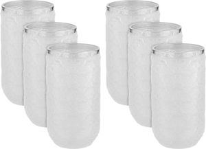 Al Saif Gallery Glass Set, 6 Pieces, Large Size - Icy product image