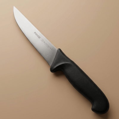 سكين جزار ميج استيل بلاستيك بيرجي، 19 سم - فضي اسود product image 3