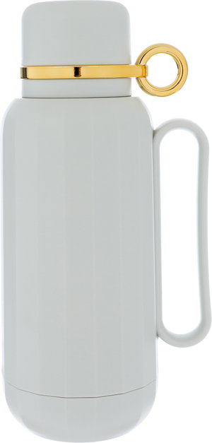 Timeless Rahal Thermos, 1 liter, thermal glass inner container, plastic outer shell - light gray product image 2