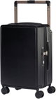 شنطة سفر بولي كربونات ليمرا، 20 بوصة، 4 عجلات، حركة بزاوية 360 درجة، PC1217-1 - اسود product image 1