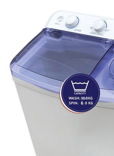 Arrow RO-11TTB Semi-Automatic Washing Machine, 10 kg, 1700 RPM - White product image 3