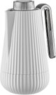 Glory Sumo Thermos, 1 liter, nickel handle, glass interior, push-button - light gray, glossy black product image 4