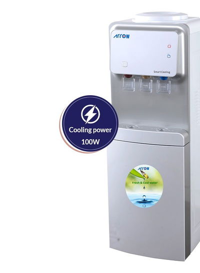 Arrow RO-19WDP Water Dispenser, Cold/Hot/Normal, Top Loading, 5 Liters - Silver product image 4