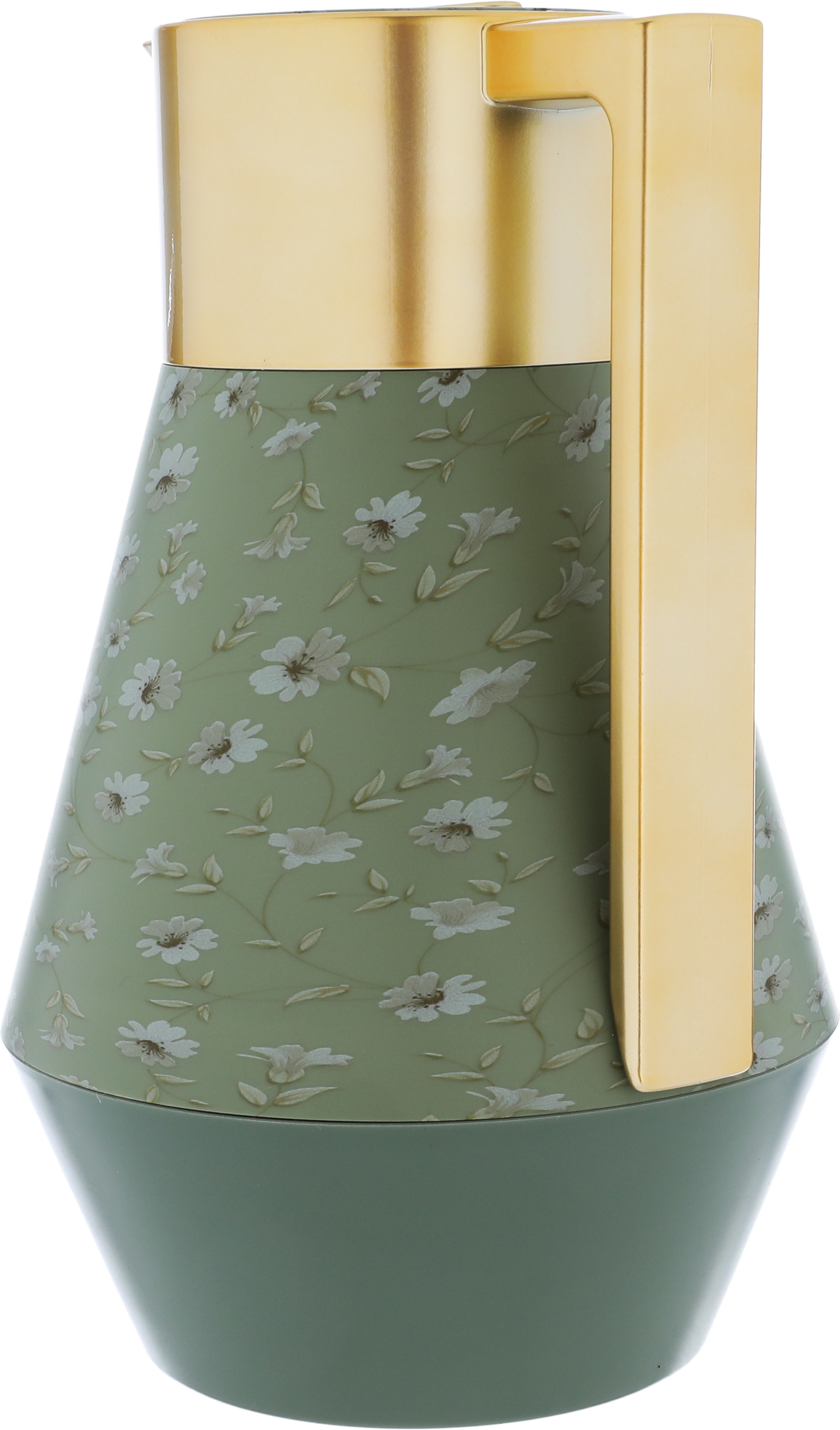 Everest Lydia ProThermos, 1 liter, colorful pattern, thermal glass inner shell, plastic outer shell - light gray product image 2