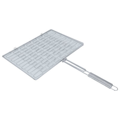 شبك شواء استيل السيف غاليري، 41x28 سم، مستطيل، تركي - فضي product image 2