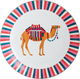 طقم ستاند كيك بورسلان( ترحال)السيف غاليري، 9 قطع، صحون، غطاء، ملعقة تقطيع - متعدد الالوان product image 6