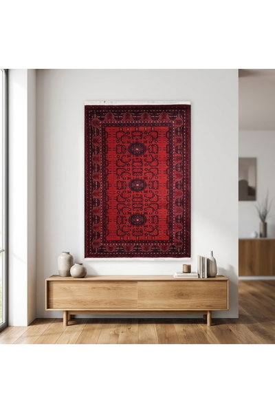 سجادة مجلس بوليستر سجادتي، 90×200 سم - احمر product image 4