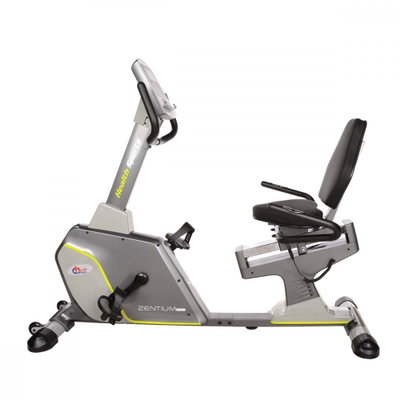 Healthcare Stationary Exercise Bike, Adjustable Seat, 16 Resistance Levels, 13 Programs, LCD Display - Gray product image 2