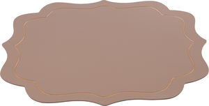 Al Saif Gallery Leather Tablecloth, 38x38 cm - Light Brown product image