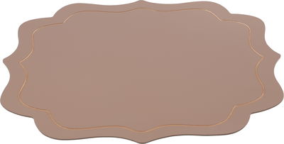 Al Saif Gallery Leather Tablecloth, 38x38 cm - Light Brown product image 1