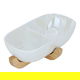 Al Saif Gallery porcelain serving bowl, 26 x 14 x 9 cm, base - white product image 2