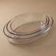 طقم صواني فرن زجاج ماكس جلاس، 3 قطع - شفاف product image 1