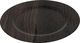Al Saif Gallery Goozi Plastic Serving Tray, Round, 33x33x1.5 cm - Dark Brown product image 1