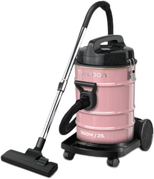 مكنسة كهربائية برميل تايفون، 1600 واط، 21 لتر، TY-05-010 P - بينك product image