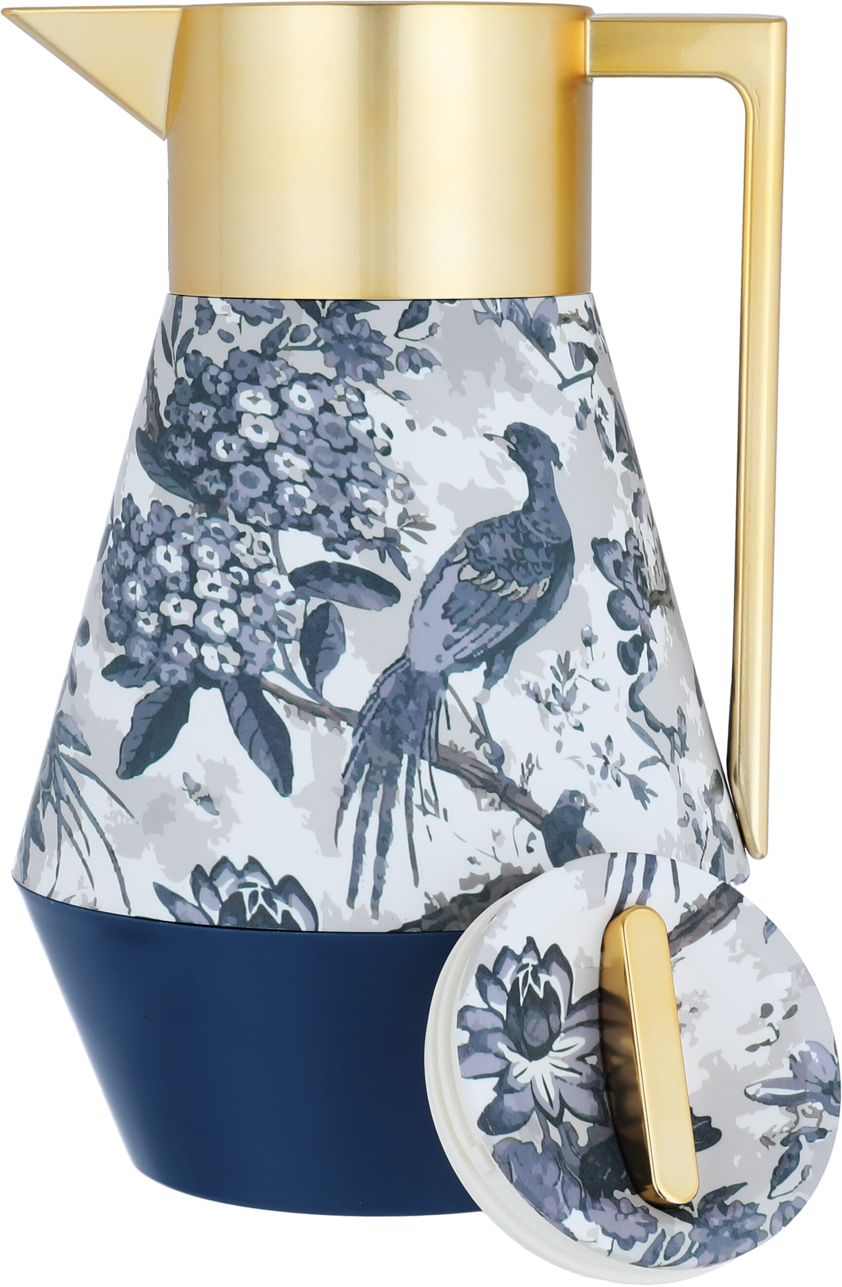 Everest Lydia Thermos, 1 liter, glass inner container, plastic outer shell - blue product image 2