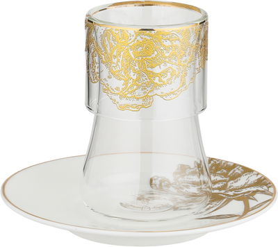 طقم سفرة بورسلان زجاج السيف غاليري، 61 قطعة، منقوش - ابيض شفاف product image 15