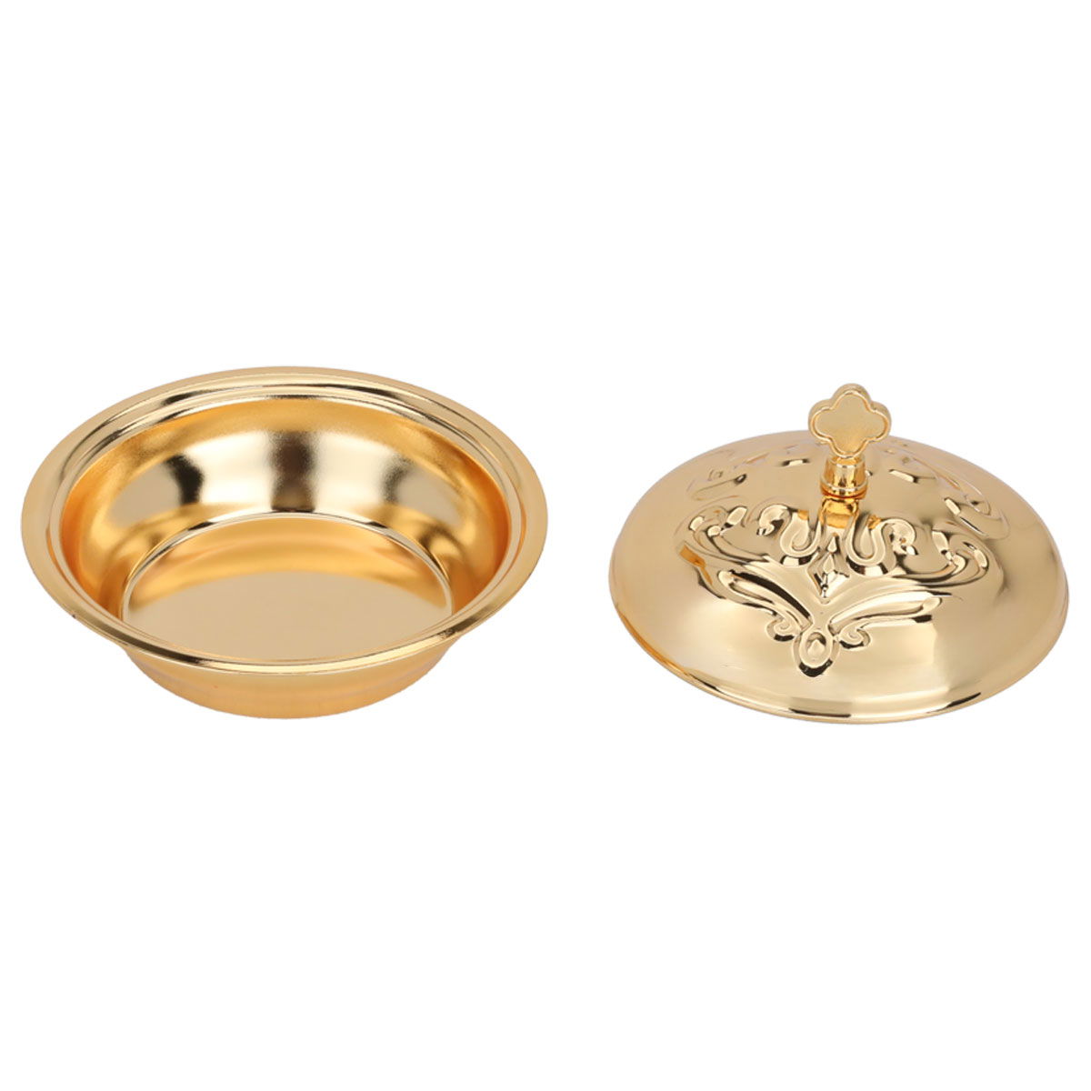 Al Saif Gallery steel date, 11 cm, round, engraved - gold product image 2