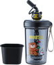 مطارة بلاستيك للاطفال مع مصاص سيفسو، 500 مل - اسود product image 1