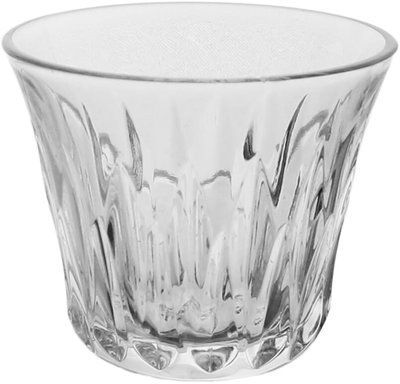 طقم تقديم بيالات فناجين مع صحون السيف غاليري، كريستال، 18 قطعة - شفاف product image 2