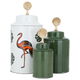 Al Saif Gallery Porcelain Vase Set, 3 Pieces - Olive White product image 1