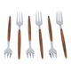 طقم شوك حلا استيل السيف غاليري، 6 قطع - بني product image 1