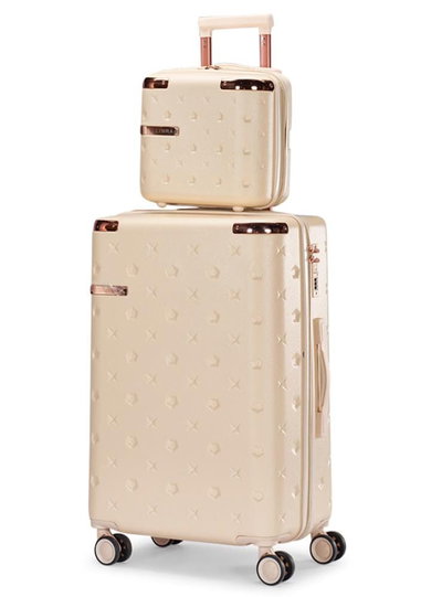 طقم شنط سفر ABS ليمرا، 6 مقاسات، 4 عجلات، WM-237 - بيج product image 4