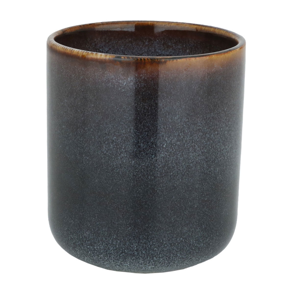 مج سيراميك السيف غاليري، 250 مل، دائري، وسط - بني / أسود product image 1