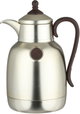 Lalooza Bran Thermos Set, 0.7/1 Liter, Glass Interior, Push-Button Lid - Matte Wood Finish Silver product image 7