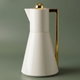 Everest Lena Thermos, 1 liter, glass interior, squeeze lid, pearl gold handle product image 1