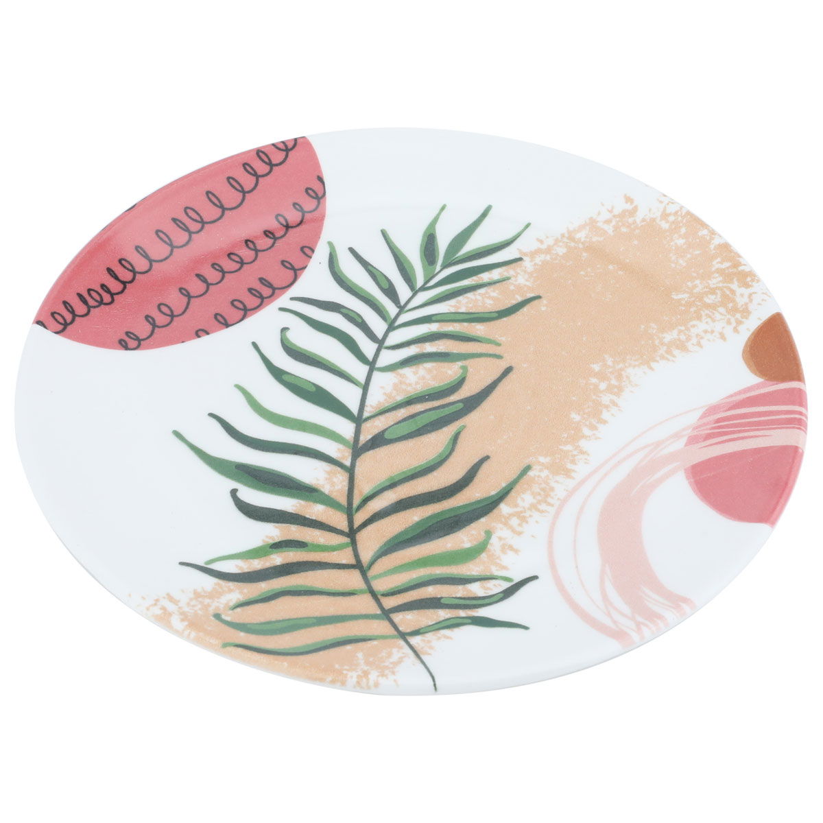 Al Saif Gallery Porcelain Serving Plate, 19X19X1.8 Cm, Round - Multicolor product image