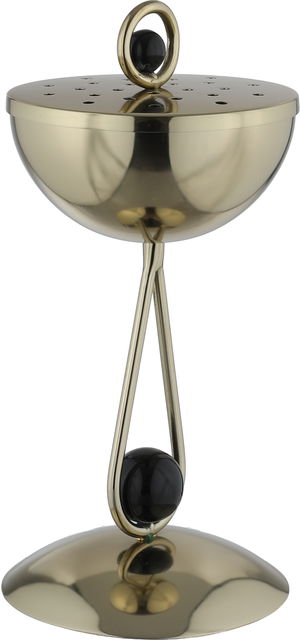 مبخرة ستاينلس استيل السيف غاليري، 13×13×23 سم - ذهبي أسود product image 2