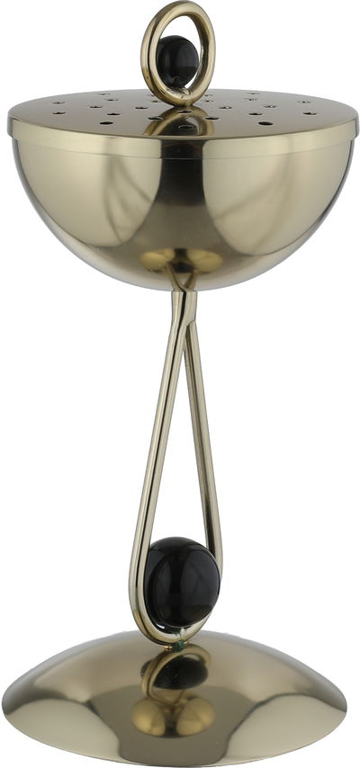 مبخرة ستاينلس استيل السيف غاليري، 13×13×23 سم - ذهبي أسود product image 2