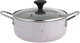 Rocky Granite Cooking Pot, 14 cm, Glass Lid - Pink product image 3