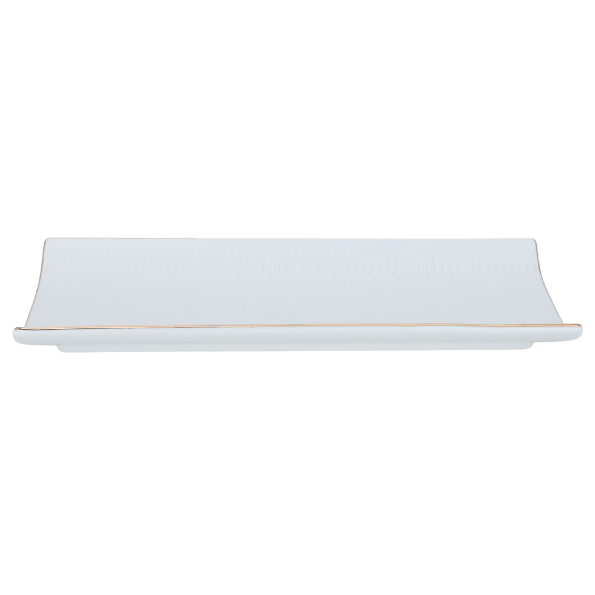 Al Saif Gallery Porcelain Serving Plate, 30X13X3 Cm - White product image