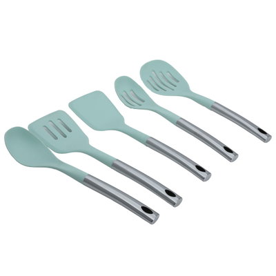 طقم ملاعق سيليكون السيف غاليري، 5 قطع - رمادي product image 3