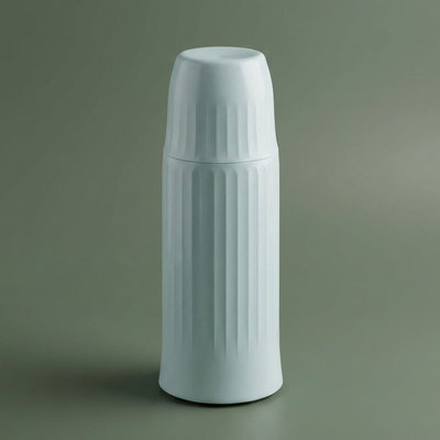 Helios thermos, 500 ml, glass inner container, plastic outer shell - green product image 1