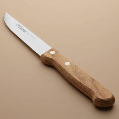 Al Saif Gallery Steel Knife, 10 cm - Wooden product image 1