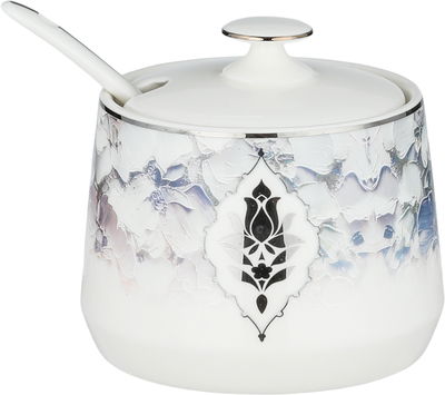 Al Saif Gallery Porcelain Date Sugar Cup Serving Set, 11cm, 29 Pieces - Multicolor product image 4