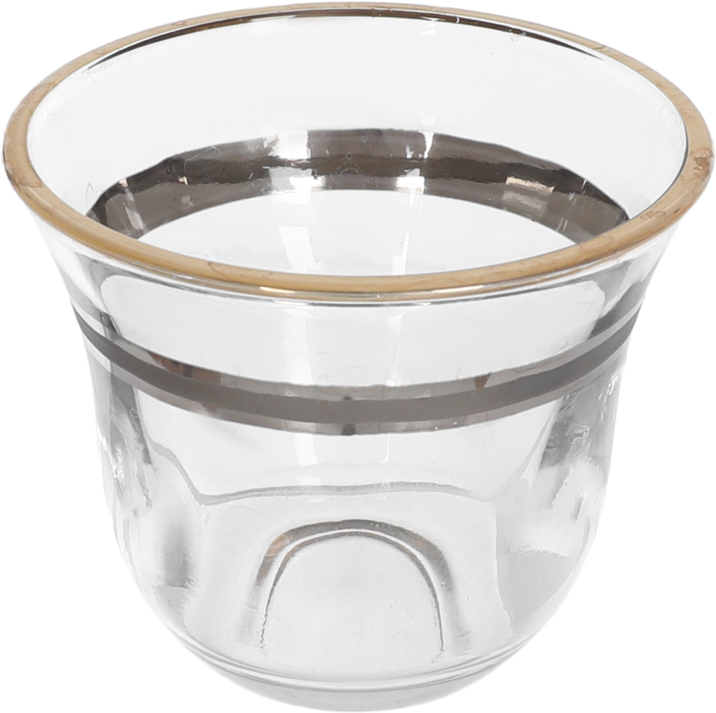 طقم كاسات شاي زجاج السيف غاليري، 50 قطعة - شفاف product image 4