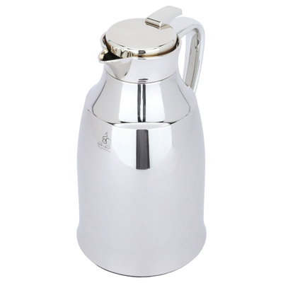 Al-Dariyah Saif Gallery Thermos Flask, 1.3 L, Inner Glass, Stainless Steel Body, Pressure Cooker - Silver product image 3