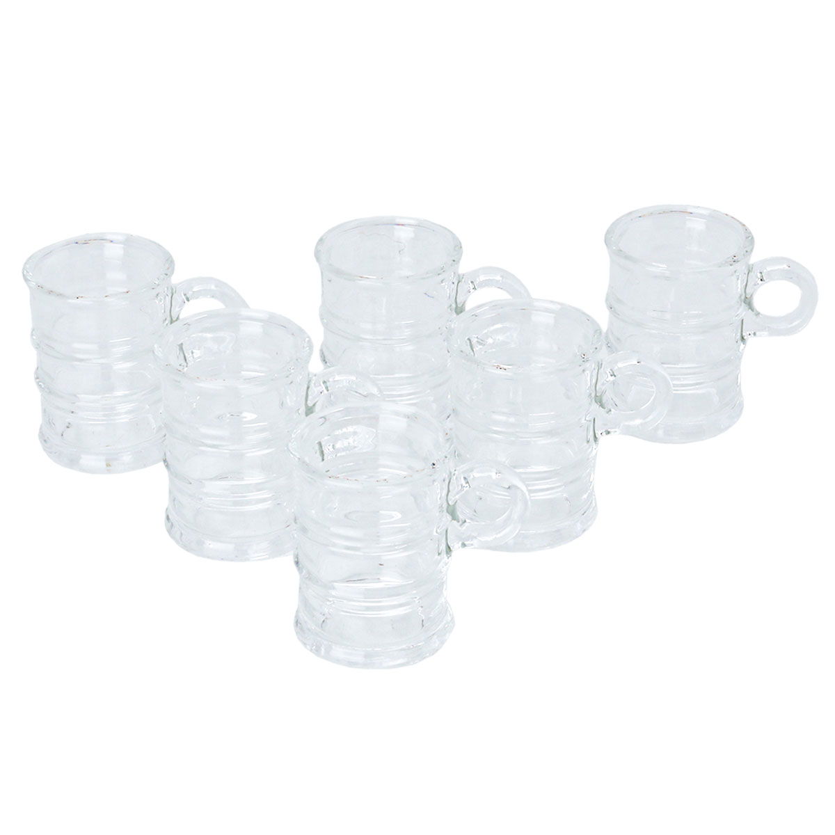 Al Saif Gallery Glass Tea Bialat Serving Set, 6 Pieces - Clear product image