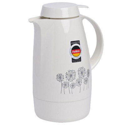 ترمس هيليوز الماني، 1.3 لتر، حافظة داخلية زجاج حراري - أبيض product image 1