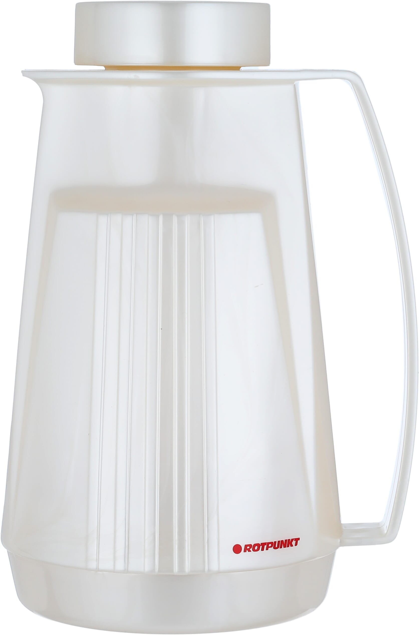 Rotpont thermos, 1 liter, glass inner container, plastic outer shell - white product image